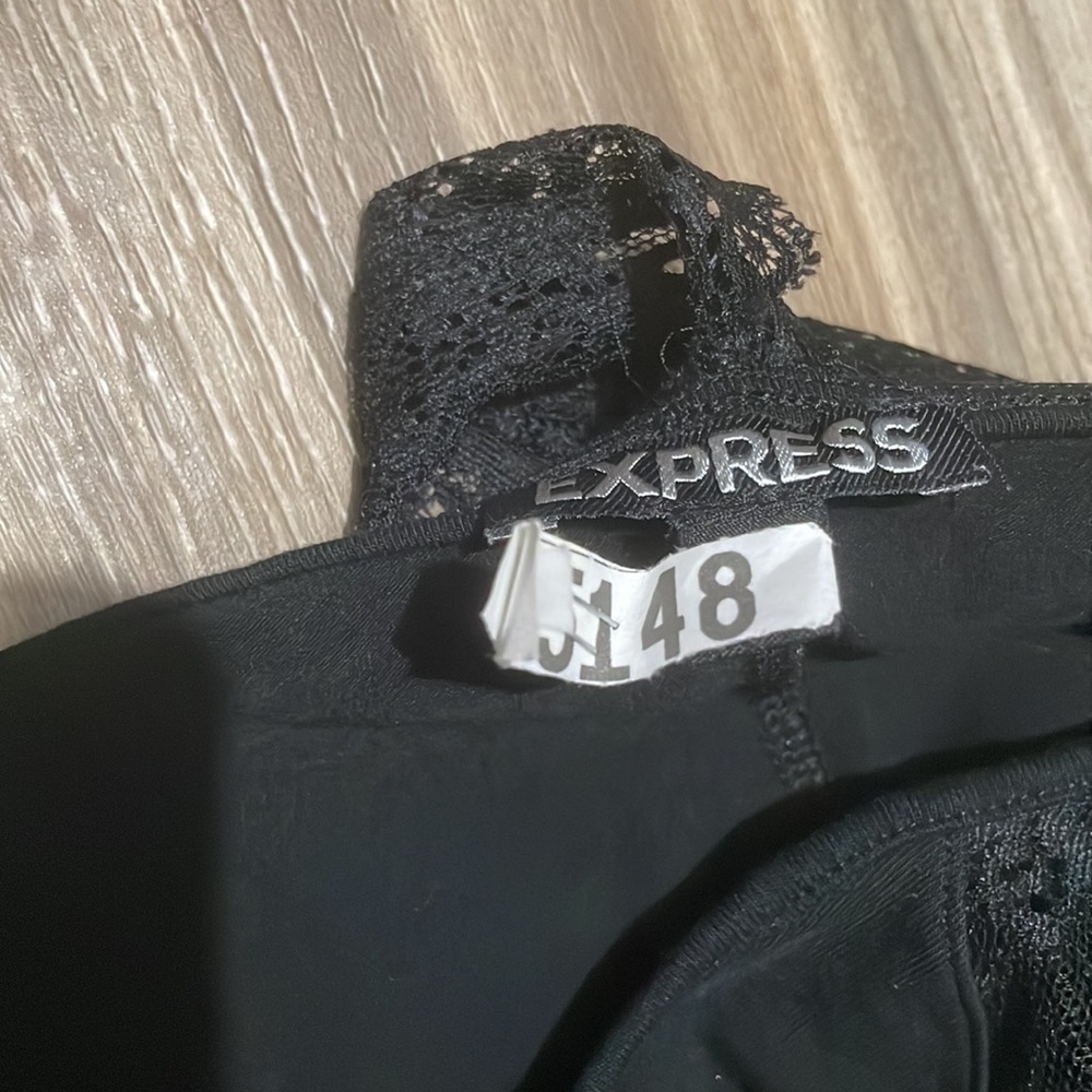 BLACK Express Lace Racer Back Dress - Picture 3 of 6